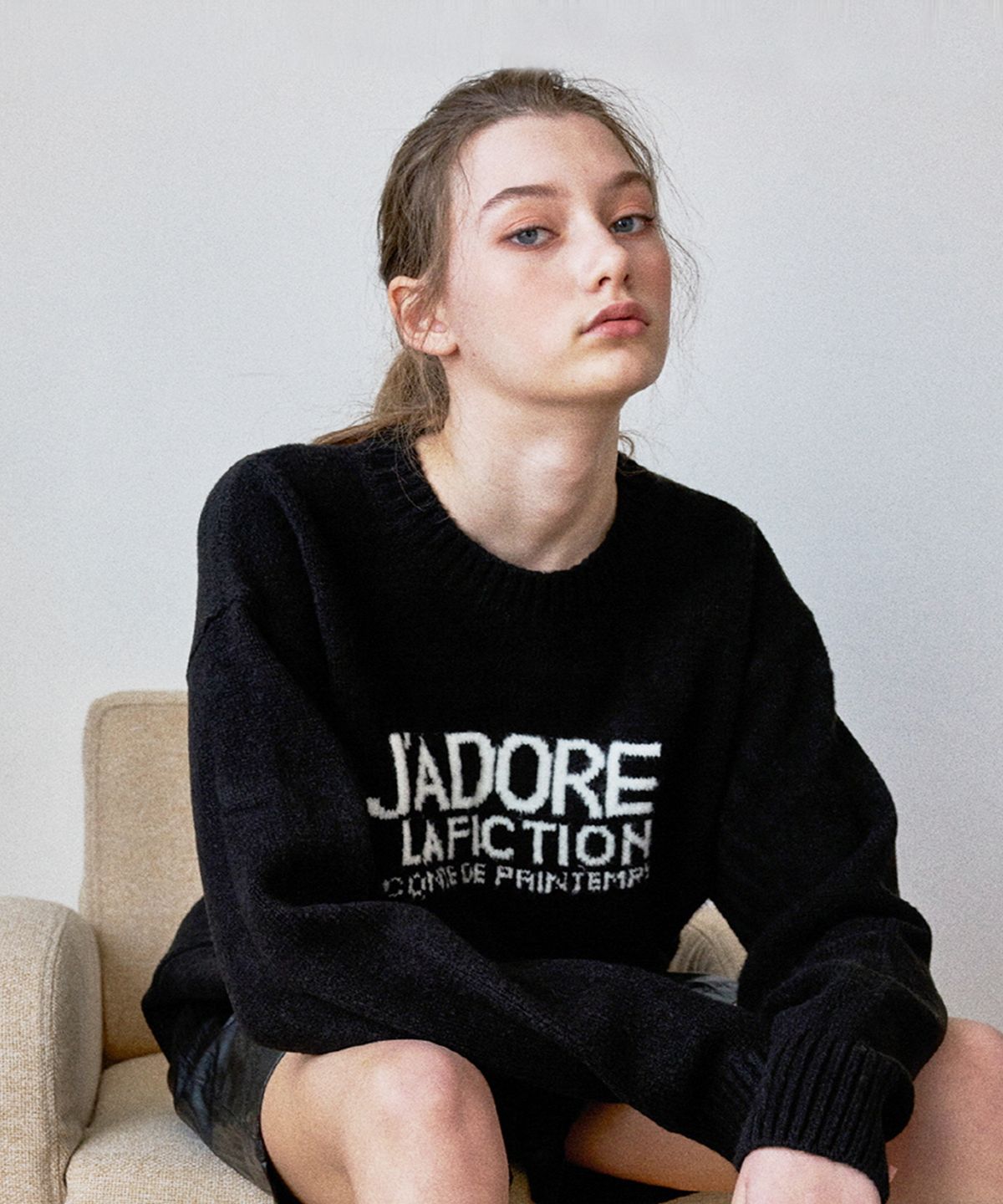 라티젠(LARTIGENT) LTG6 FICTION KNIT(BLACK)