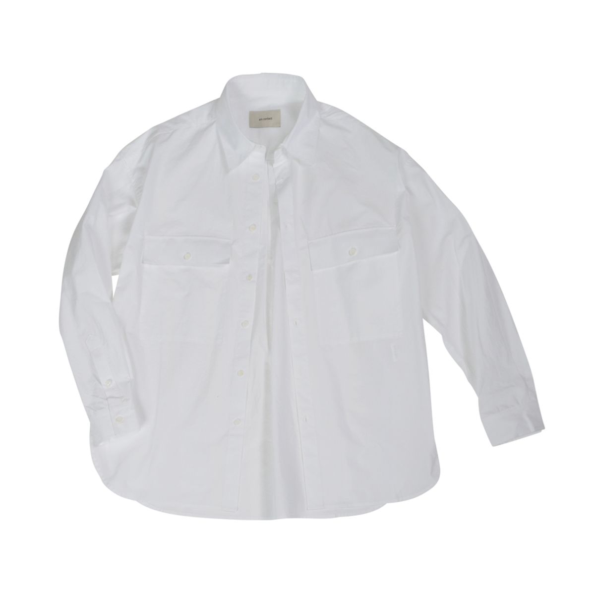 아르스 콘택트(ARSCONTACT) AC 5501 OVERSIZE SHIRTS,WHITE