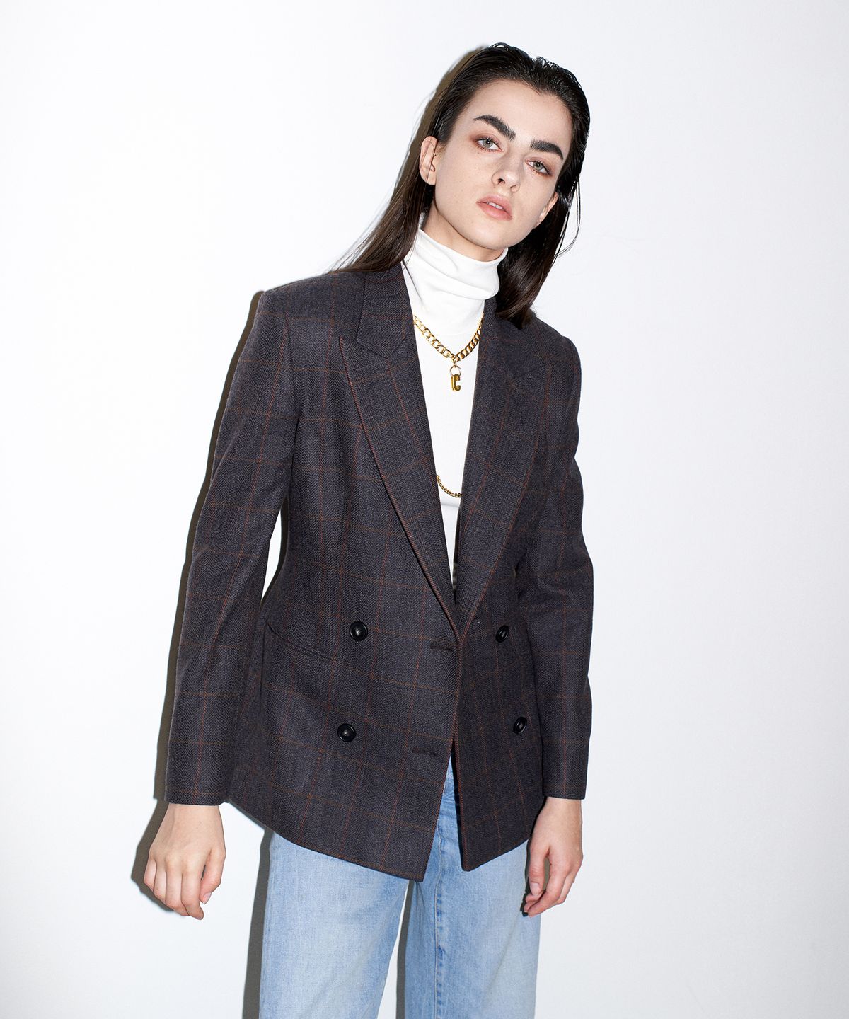 채뉴욕(CHAENEWYORK) Nerdy tailored Jacket [Brown]