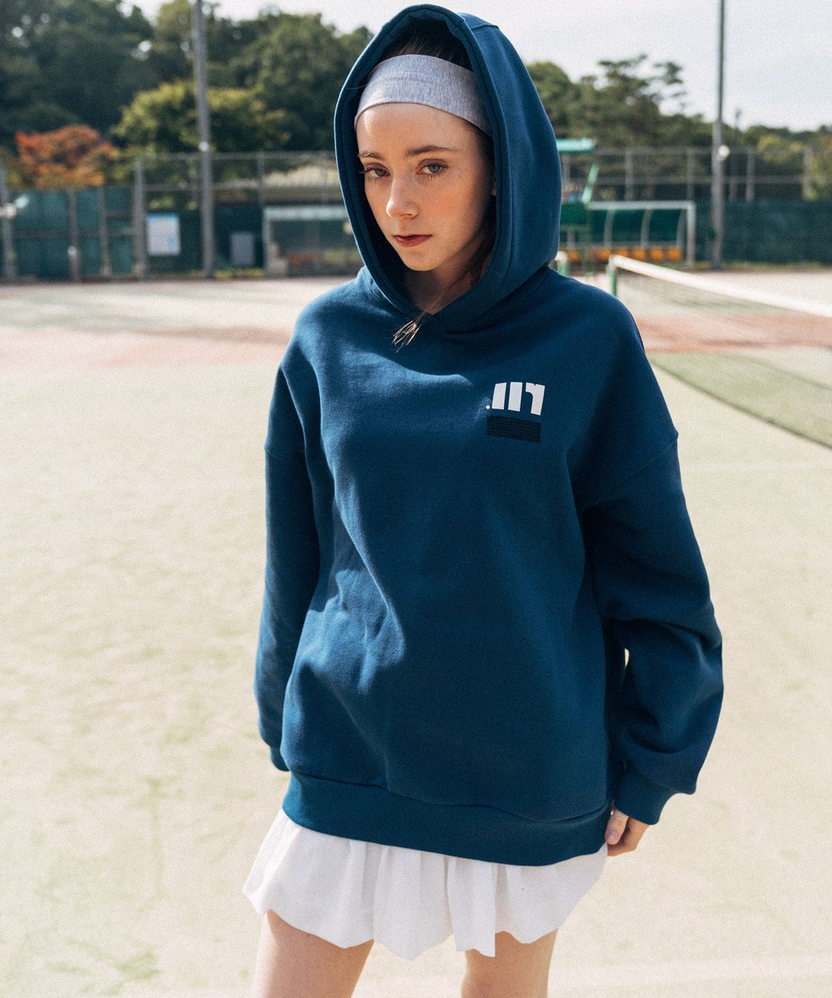 랠리포인트(RALLY POINT) rll Hoodie_blue