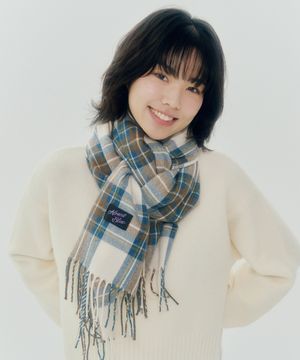 시그니처 체크 머플러