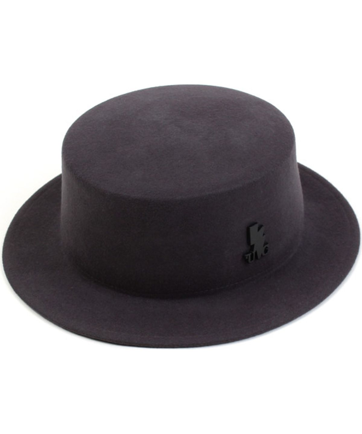 유니버셜 케미스트리(UNIVERSAL CHEMISTRY) Gray Flat Short Wool Fedora 숏페도라