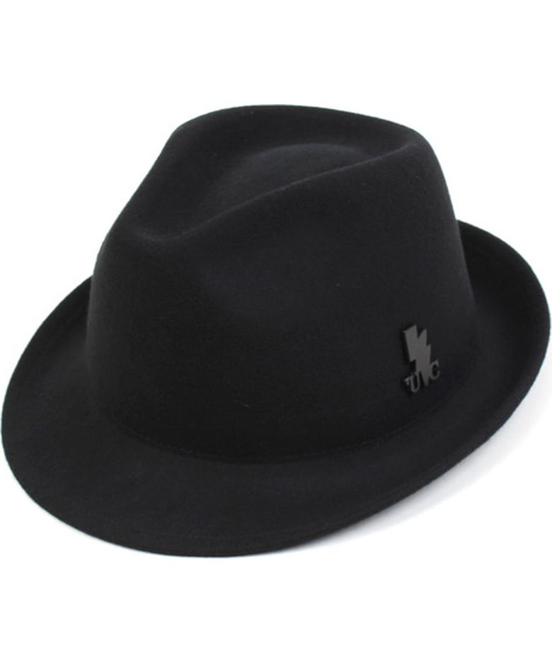 BU Black Short Wool Fedora BK 울페도라