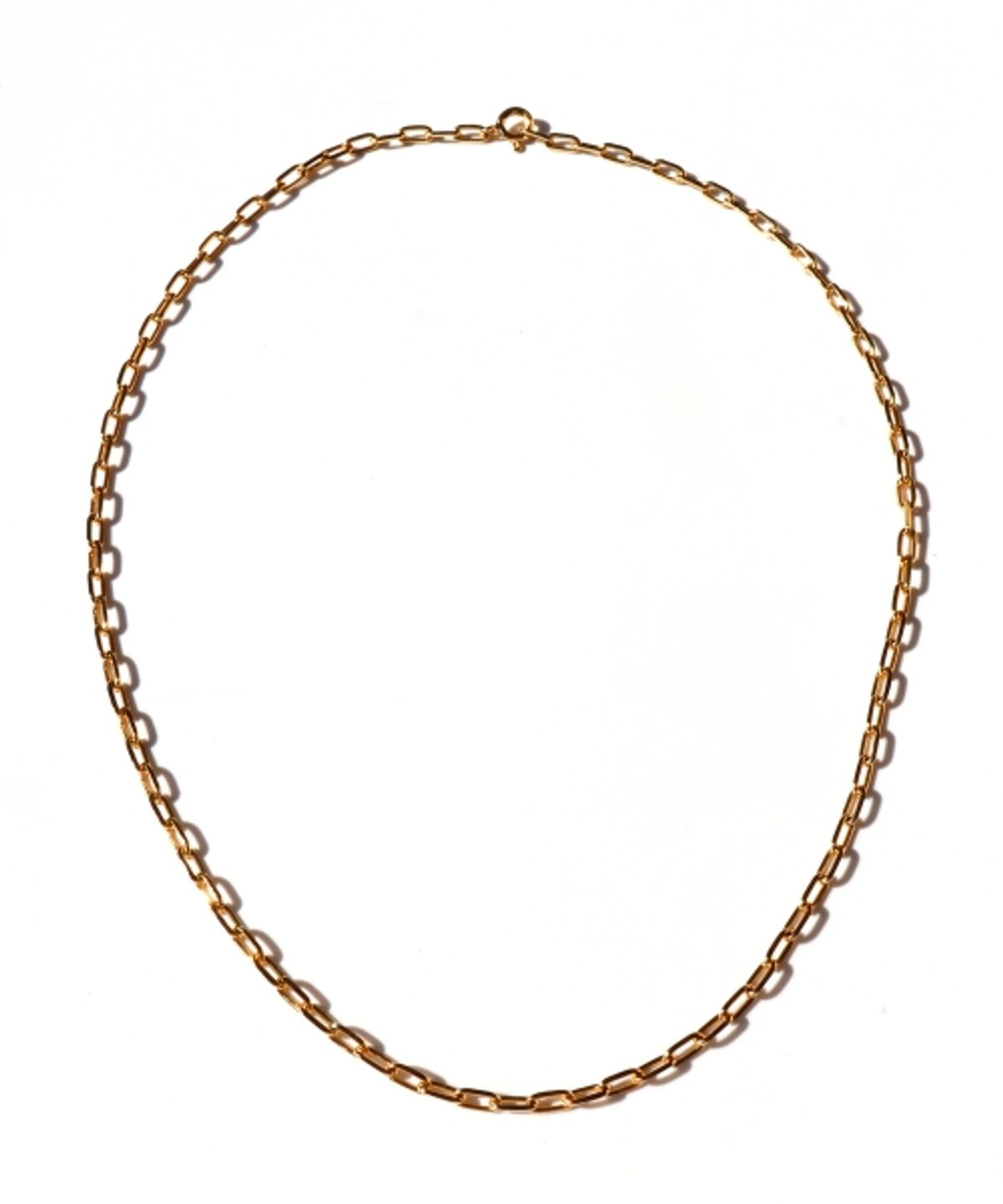 봉보(BONBEAU) Daily simple clip chain Necklace 스퀘어 클립 체인 레이어드 목걸이