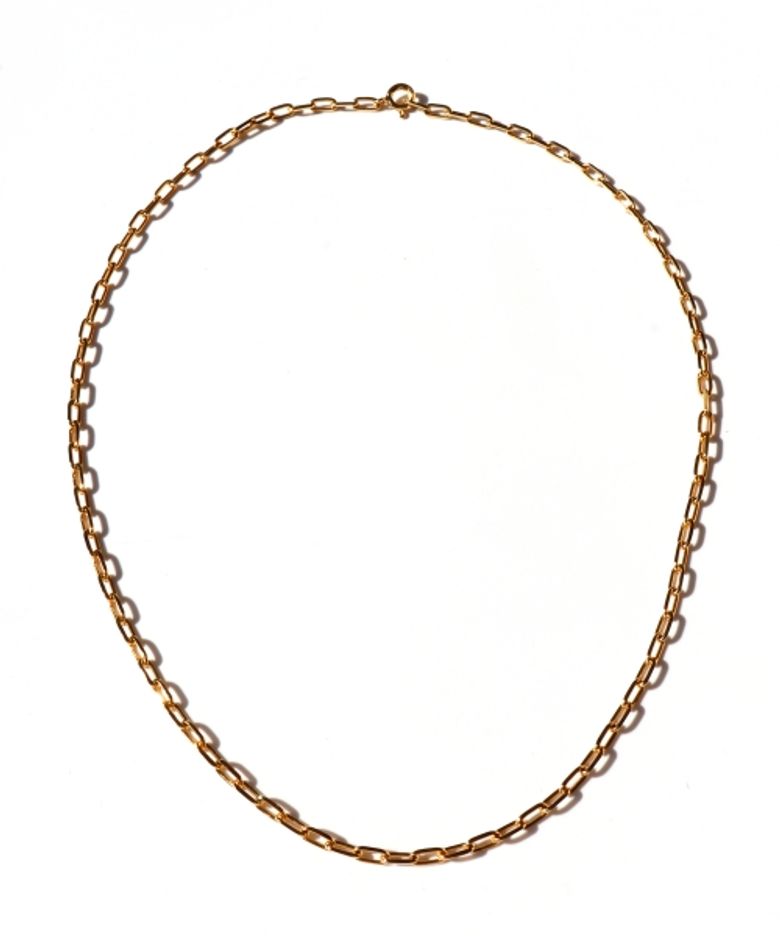 Daily simple clip chain Necklace 스퀘어 클립 체인 레이어드 목걸이