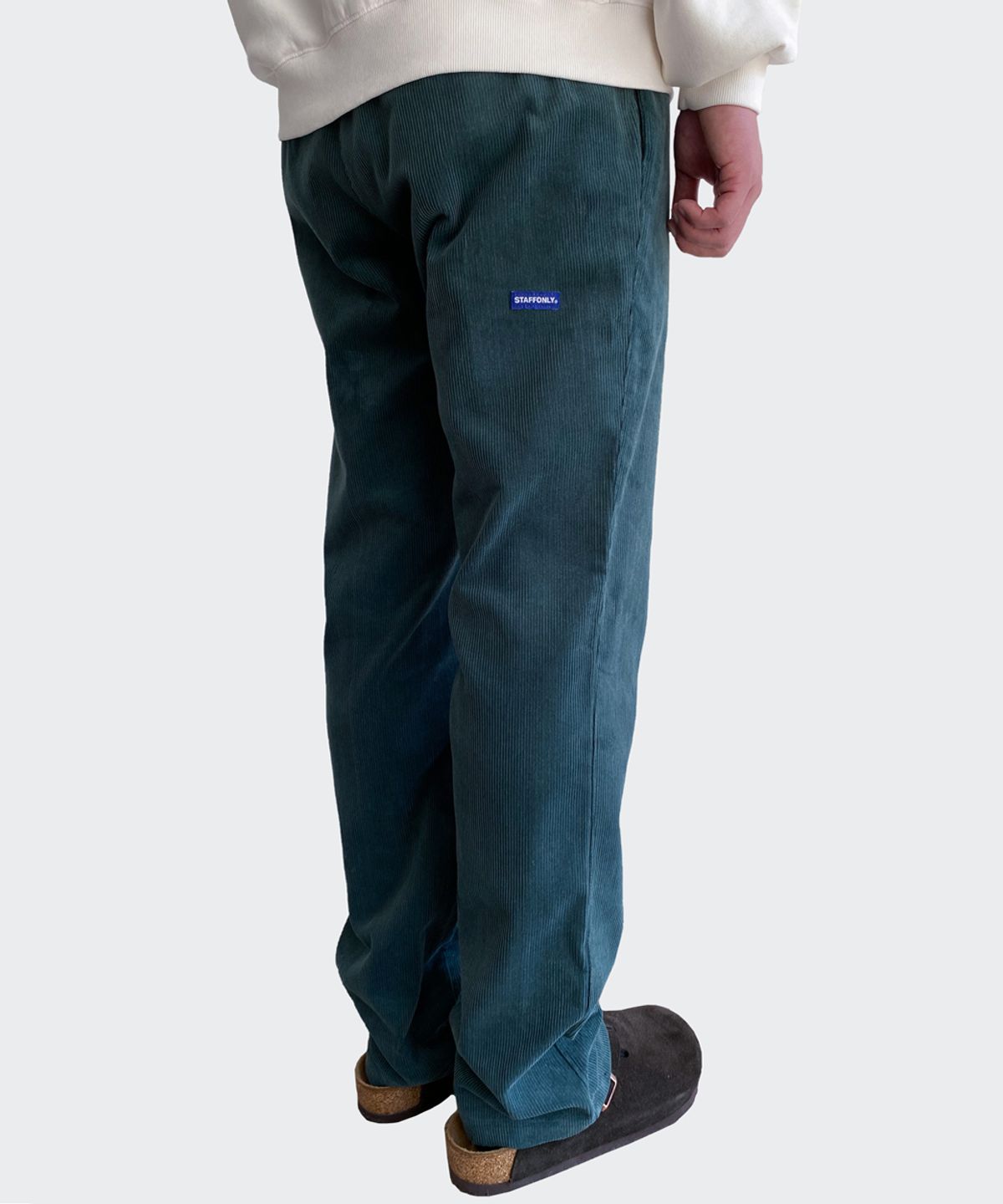 스텝온리(STAFFONLY) STEADY CORDUROY PANTS (DEEP GREEN)