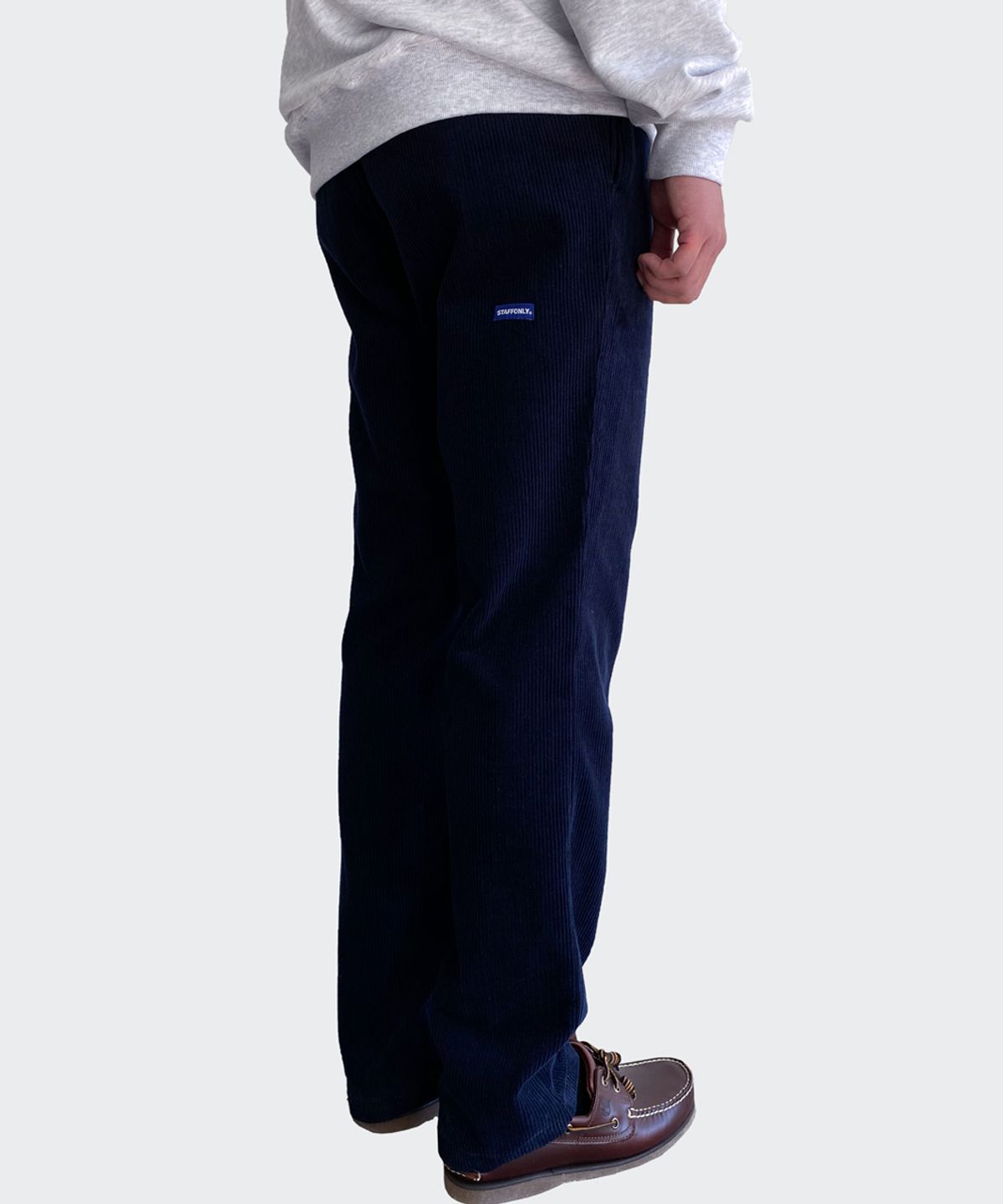 스텝온리(STAFFONLY) STEADY CORDUROY PANTS (NAVY)