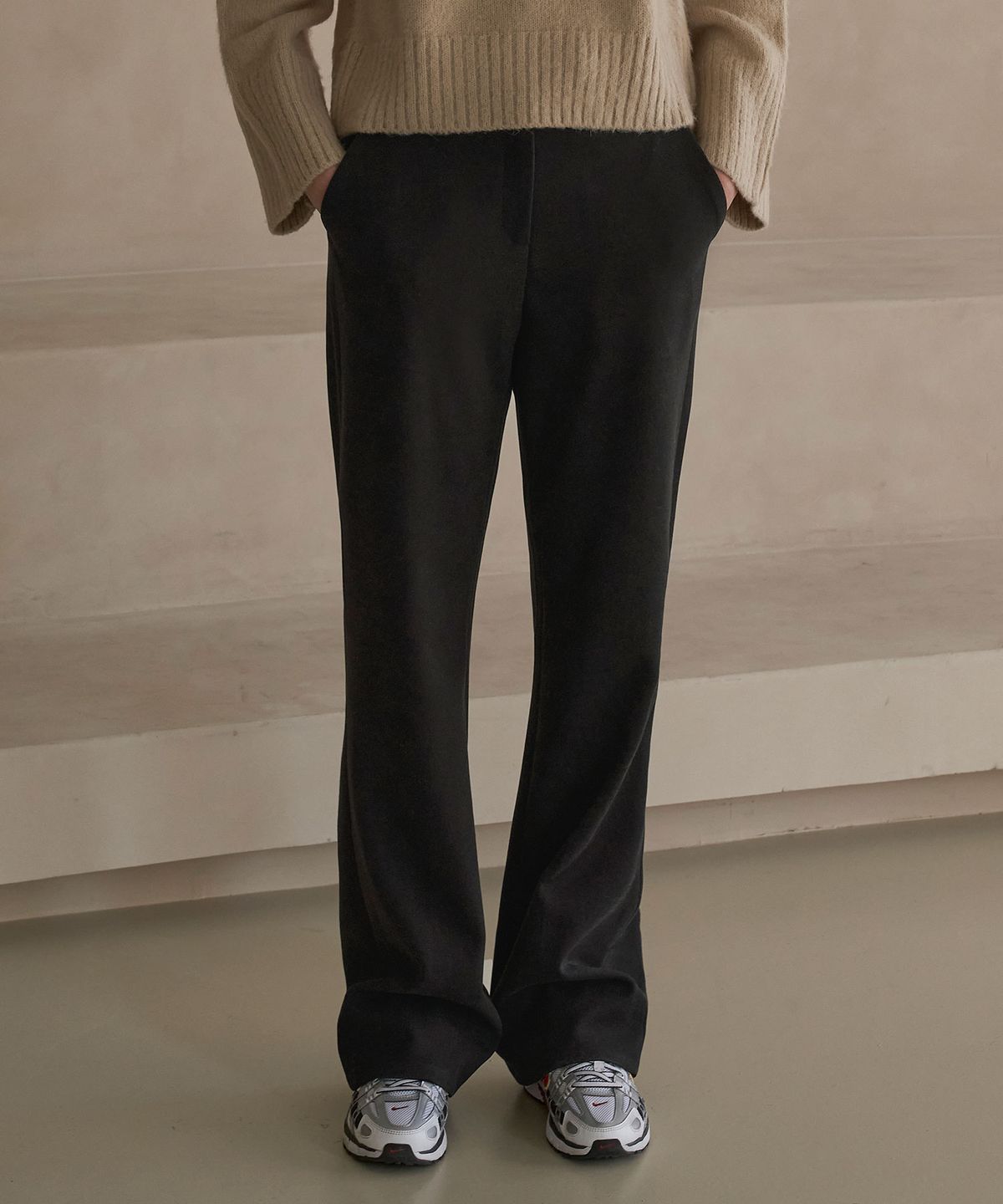 시야쥬(SIYAZU) SIPT7021 Double Weave Long wide SL_Black