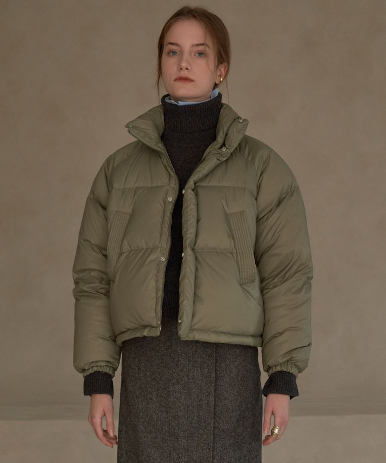 SIOT4010 Duck Down Crop PD_Khaki