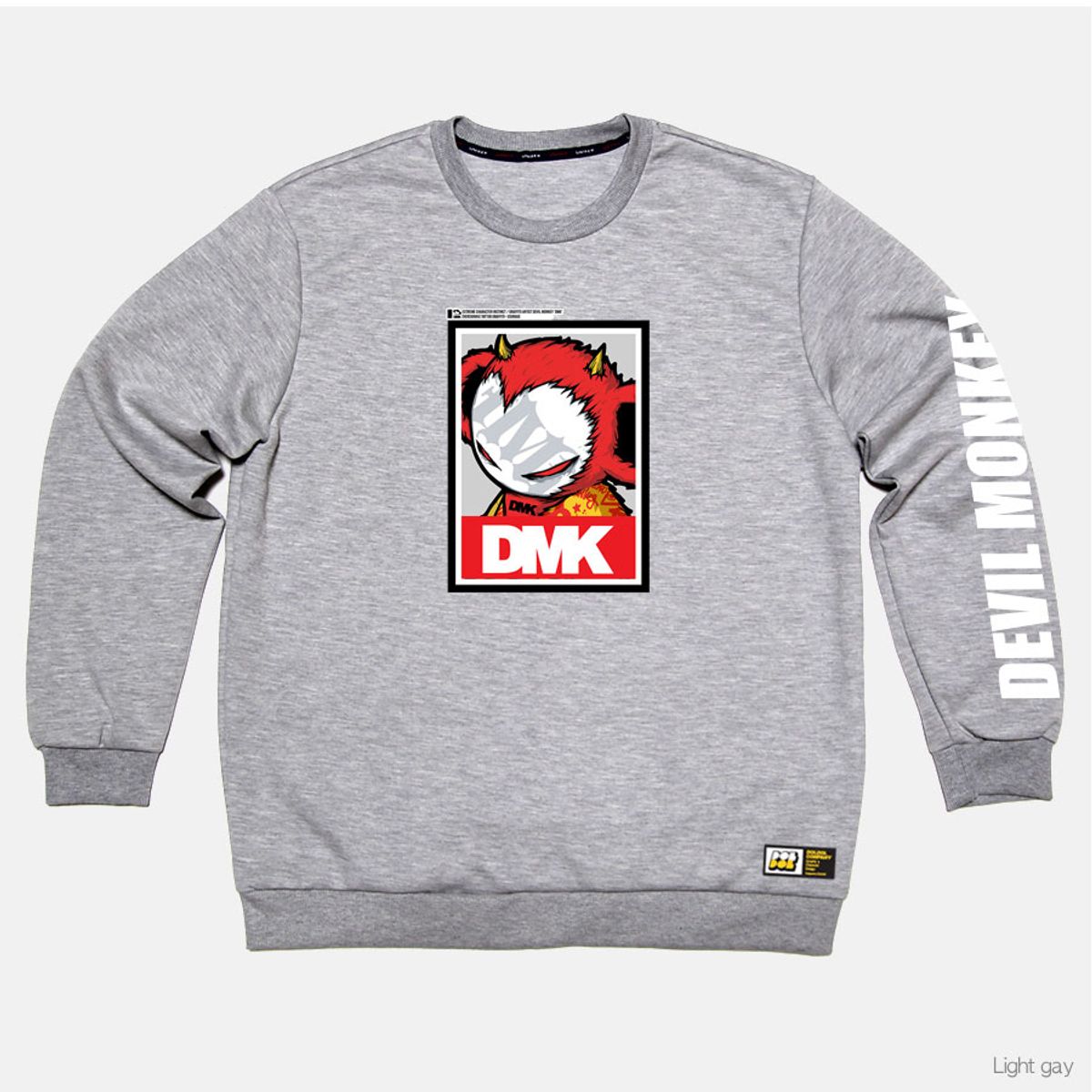 돌돌(DOLDOL) DMK_MTM_55 그래피티 아티스트 데 빌몽키 DMK 익스트림 캐릭터 그래픽 그래피티  맨투맨 긴팔티 긴팔