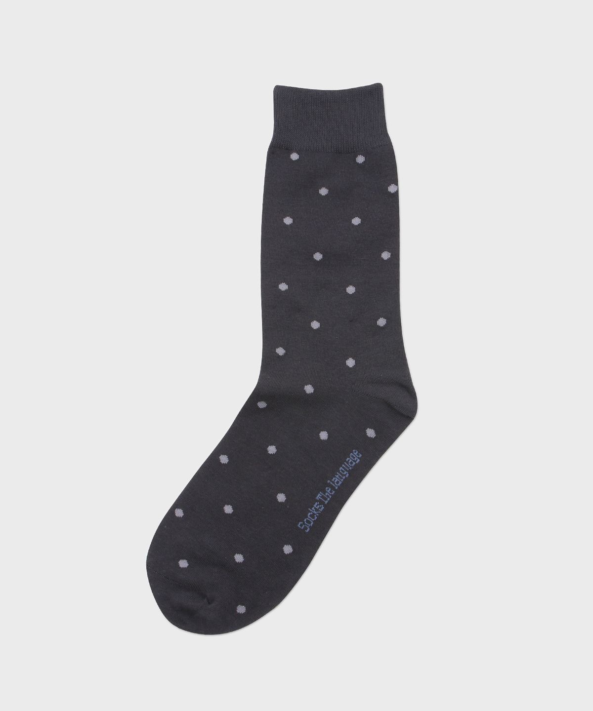 삭스더랭귀지(SOCKS THE LANGUAGE) 위트 도트 양말(챠콜그레이)