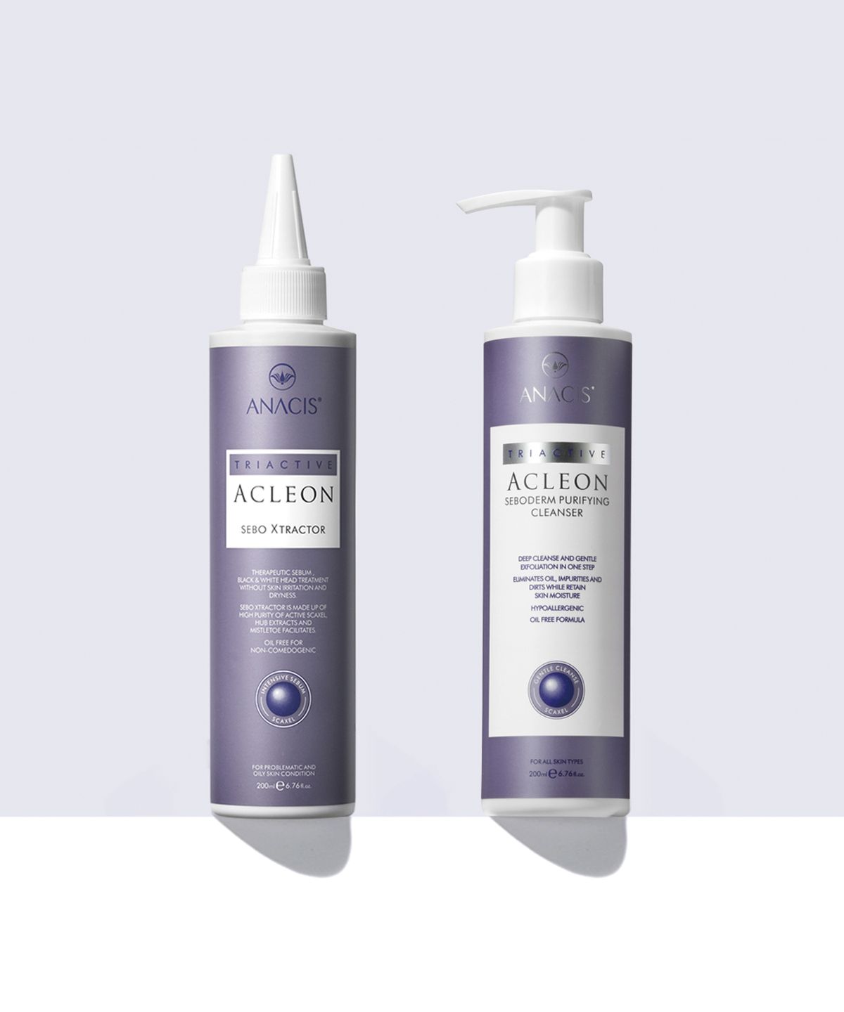 아클레온(ACLEON) 블랙헤드 피지연화제 지성피부 세안제 2종 세트