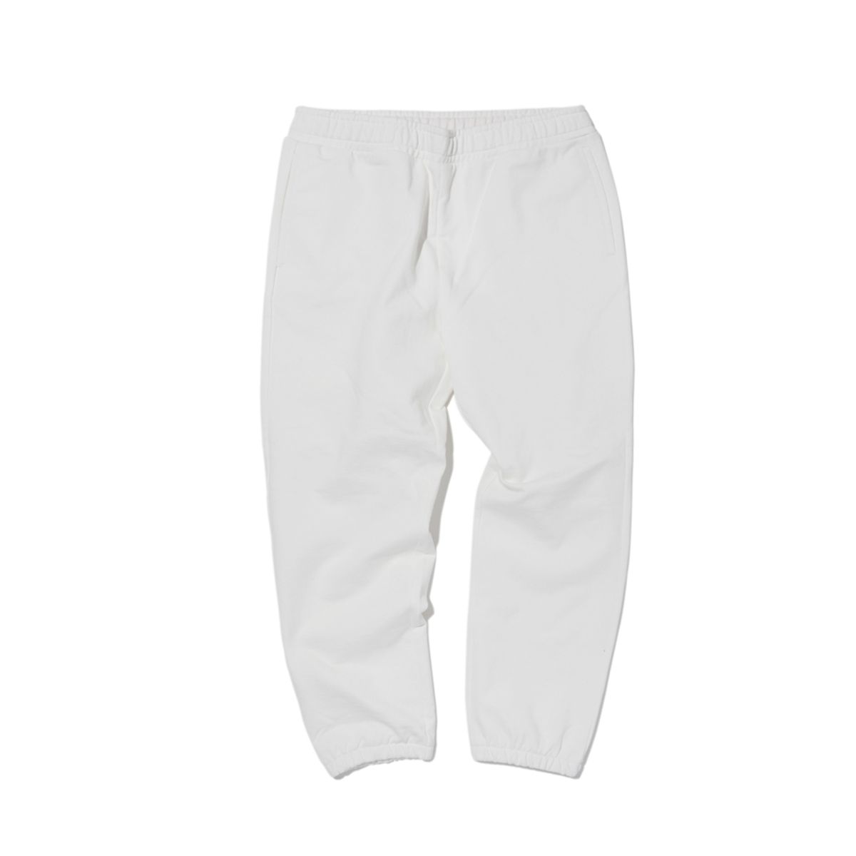 브라이언베리(BRIAN BERRY) ARC OUT POCKET SWEAT PANTS_WHITE