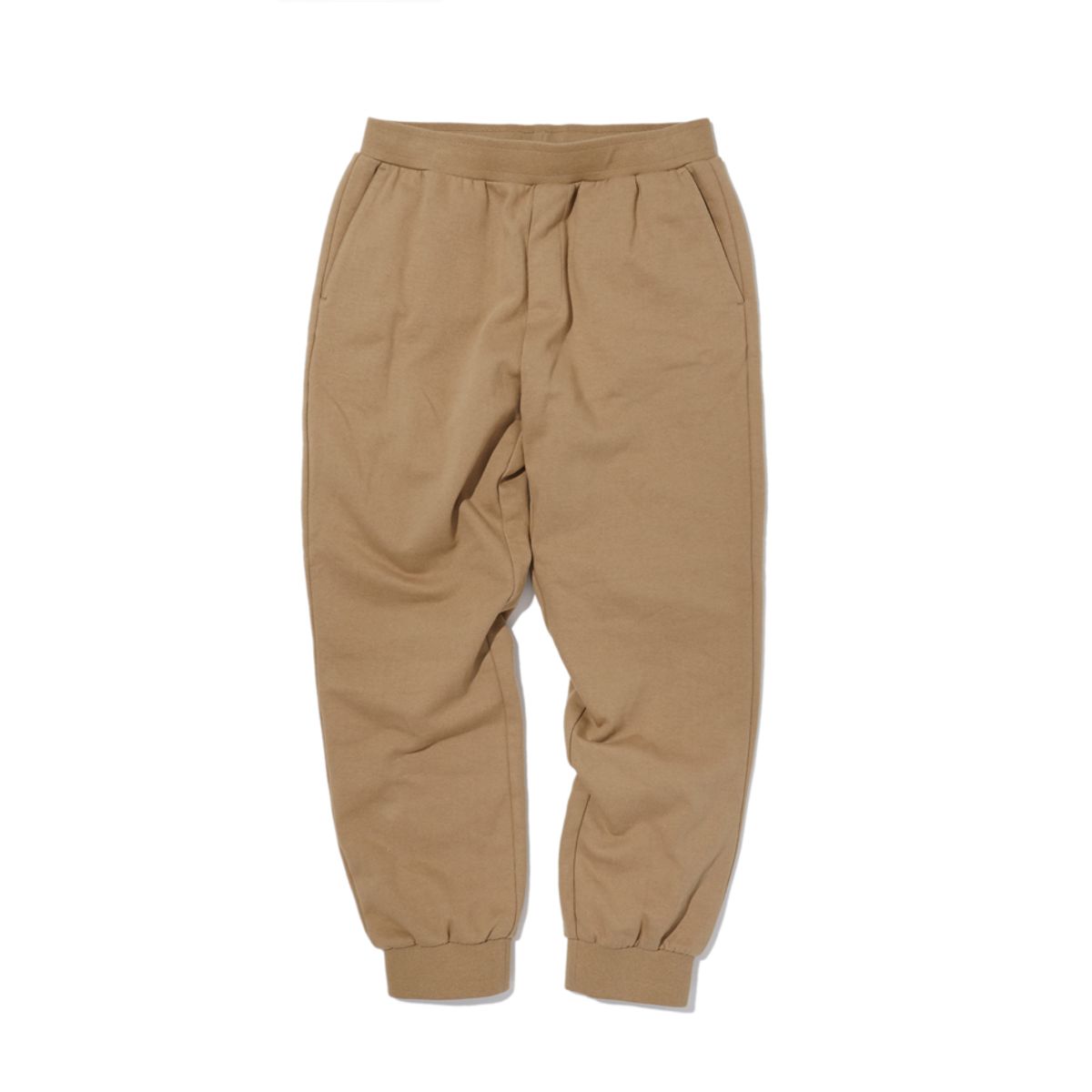 브라이언베리(BRIAN BERRY) FLEECE-LINED SWEAT PANTS_CAMEL