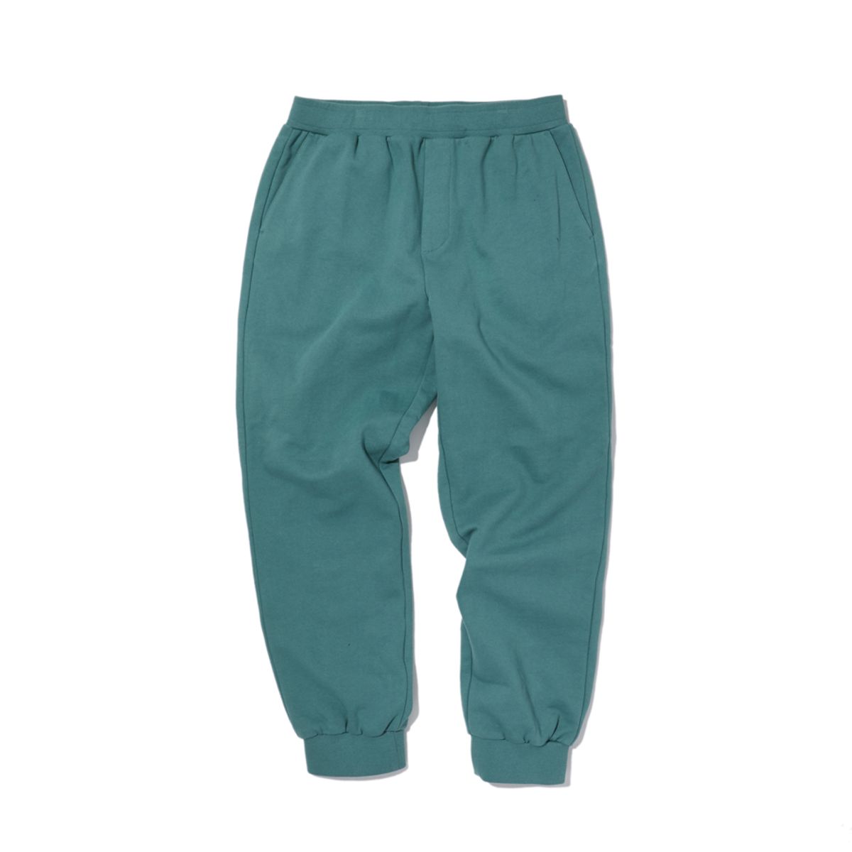 브라이언베리(BRIAN BERRY) FLEECE-LINED SWEAT PANTS_TEAL GREEN
