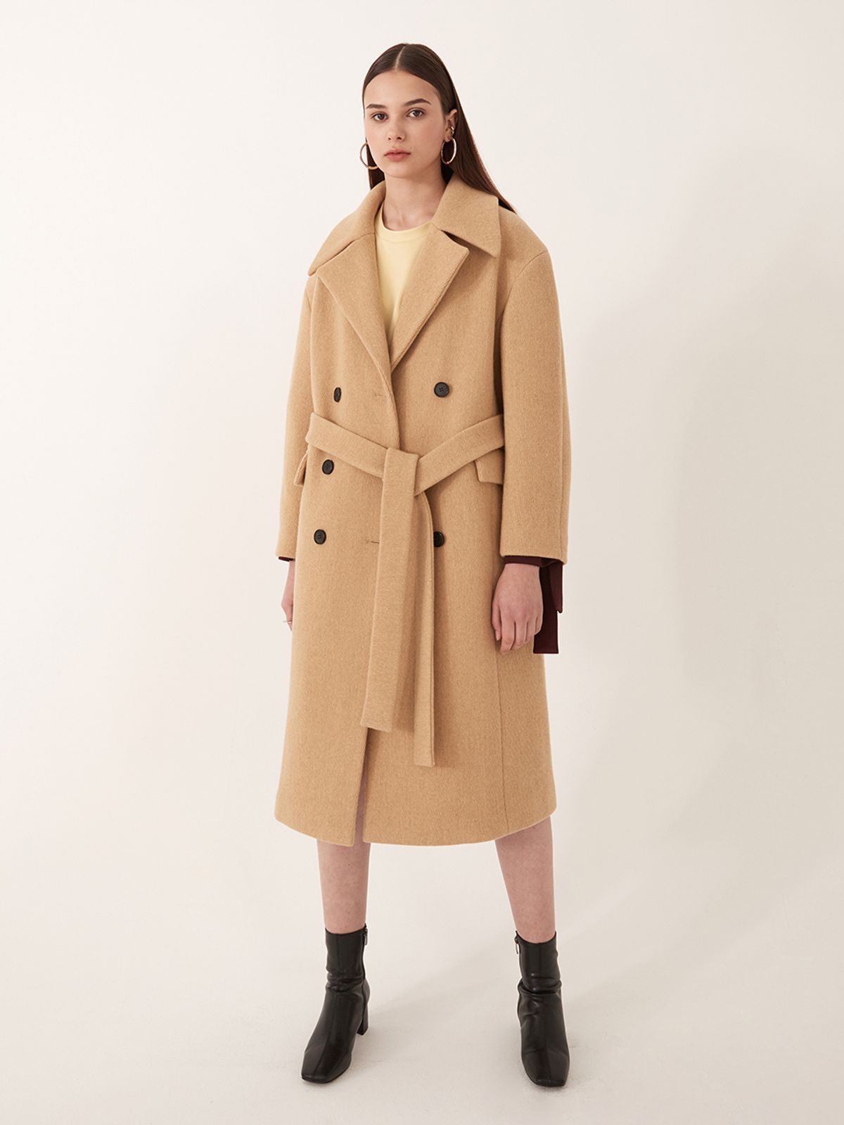 르이엘(LE YIEL) Wool Angora Coat 울 앙고라 코트