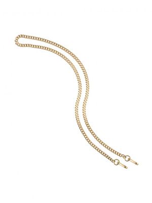 satin slim gold chain