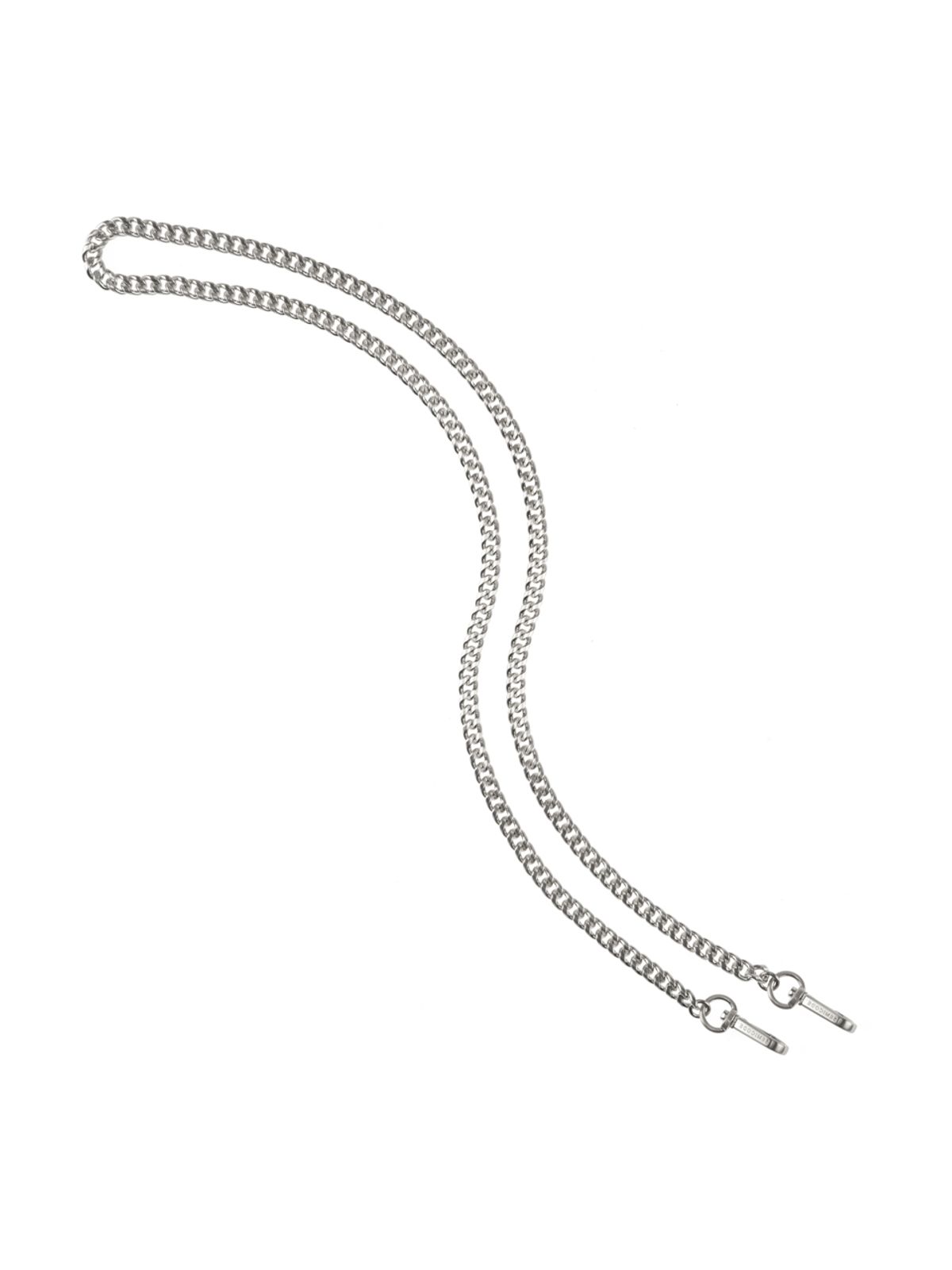 세미코드(SEMICODE) satin slim silver chain