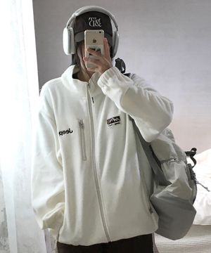 2WAY 레트로 마운틴 1941 플리스 집업 (JR5TZU191IV)