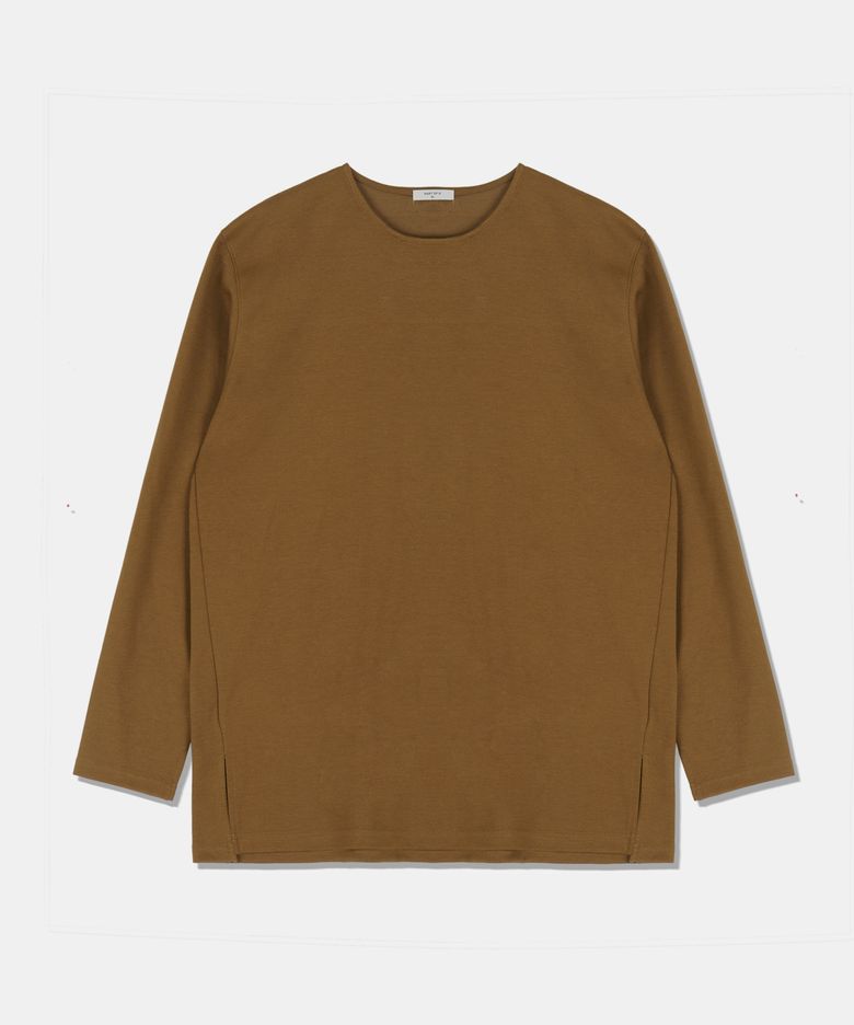 PART 001 essential long sleeve tee (brown)