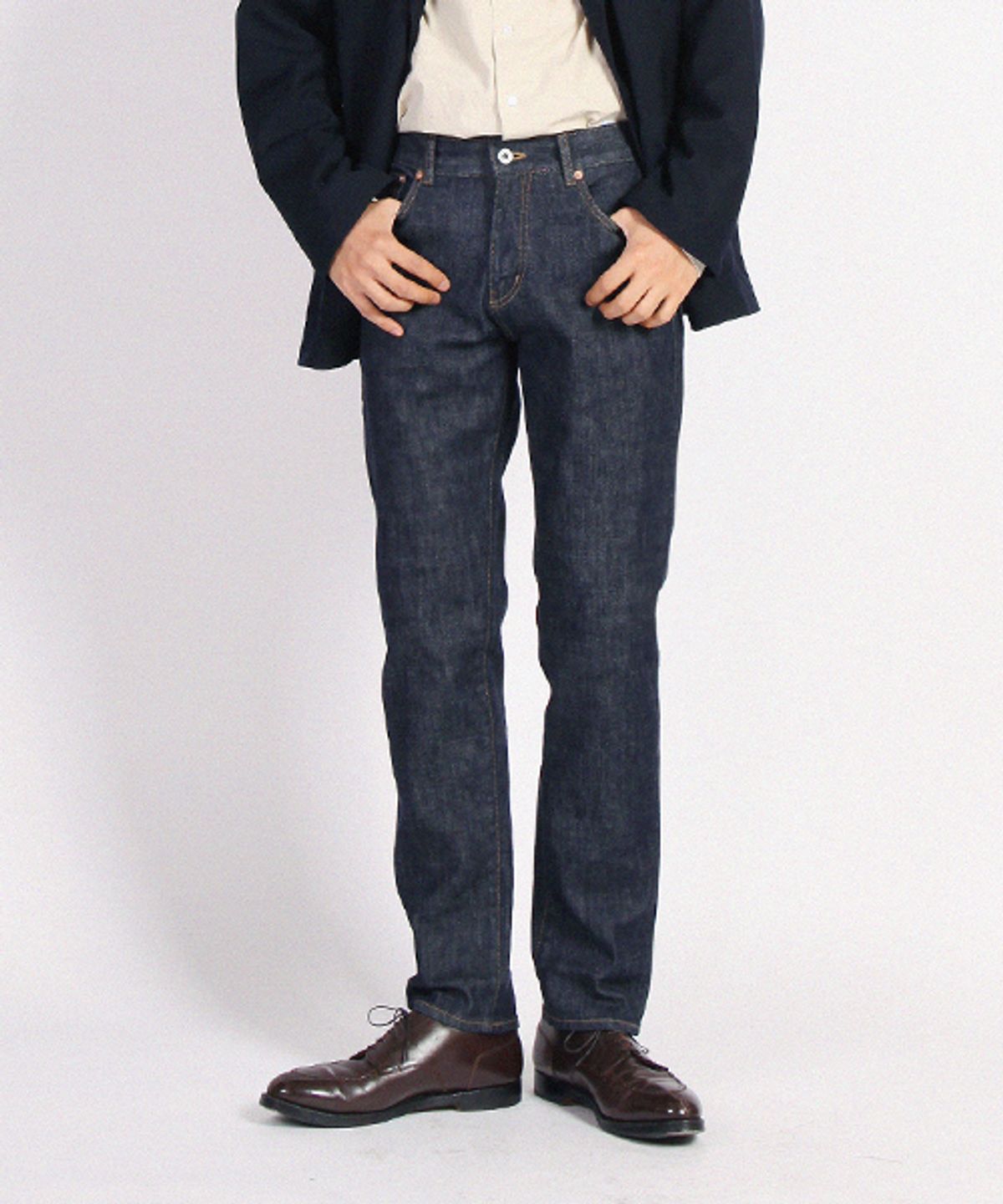데님인디고마스터(DENIMINDIGOMASTER) T401KK 테일러드 핏 데님 (구로키 컬렉션)
