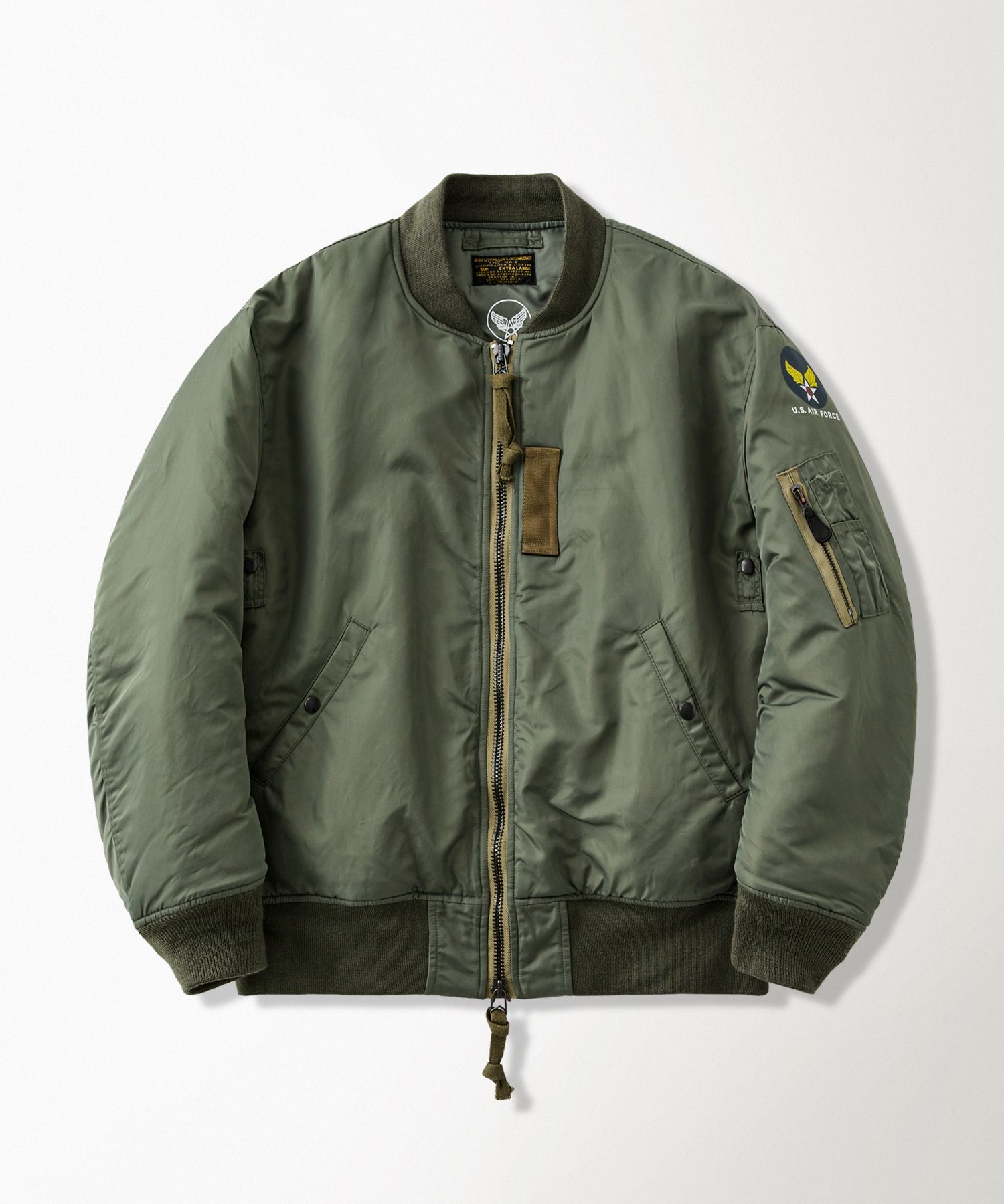 브론슨(BRONSON) 1950s USAF Type MA-1 Flight Jacket KR Ver. Olive