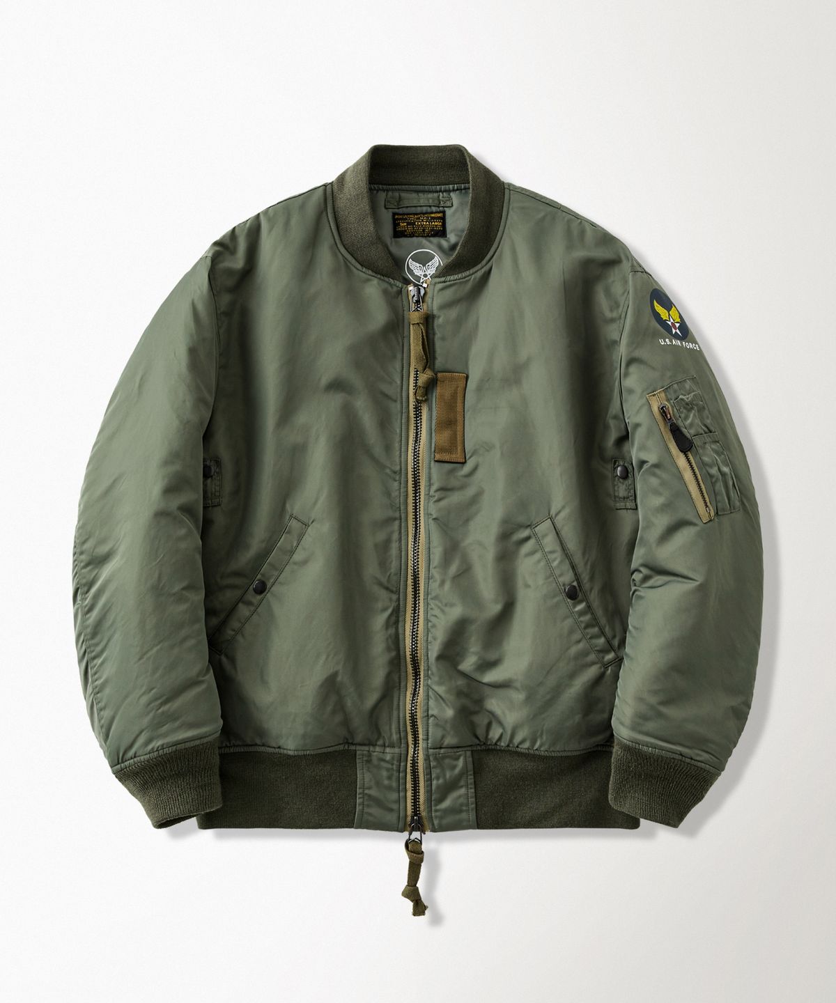 브론슨(BRONSON) 1950s USAF Type MA-1 Flight Jacket KR Ver. Olive