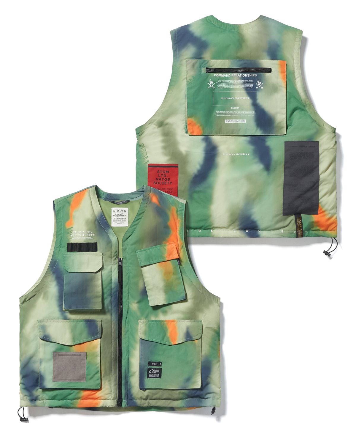 스티그마(STIGMA) DV TECH PADDED VEST PATTERN