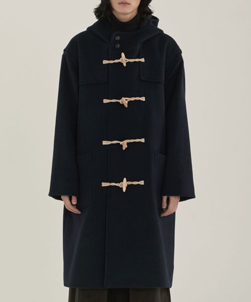 MUSINSA公式 | MALEN ユニセックス ダッフルコート ネイビー