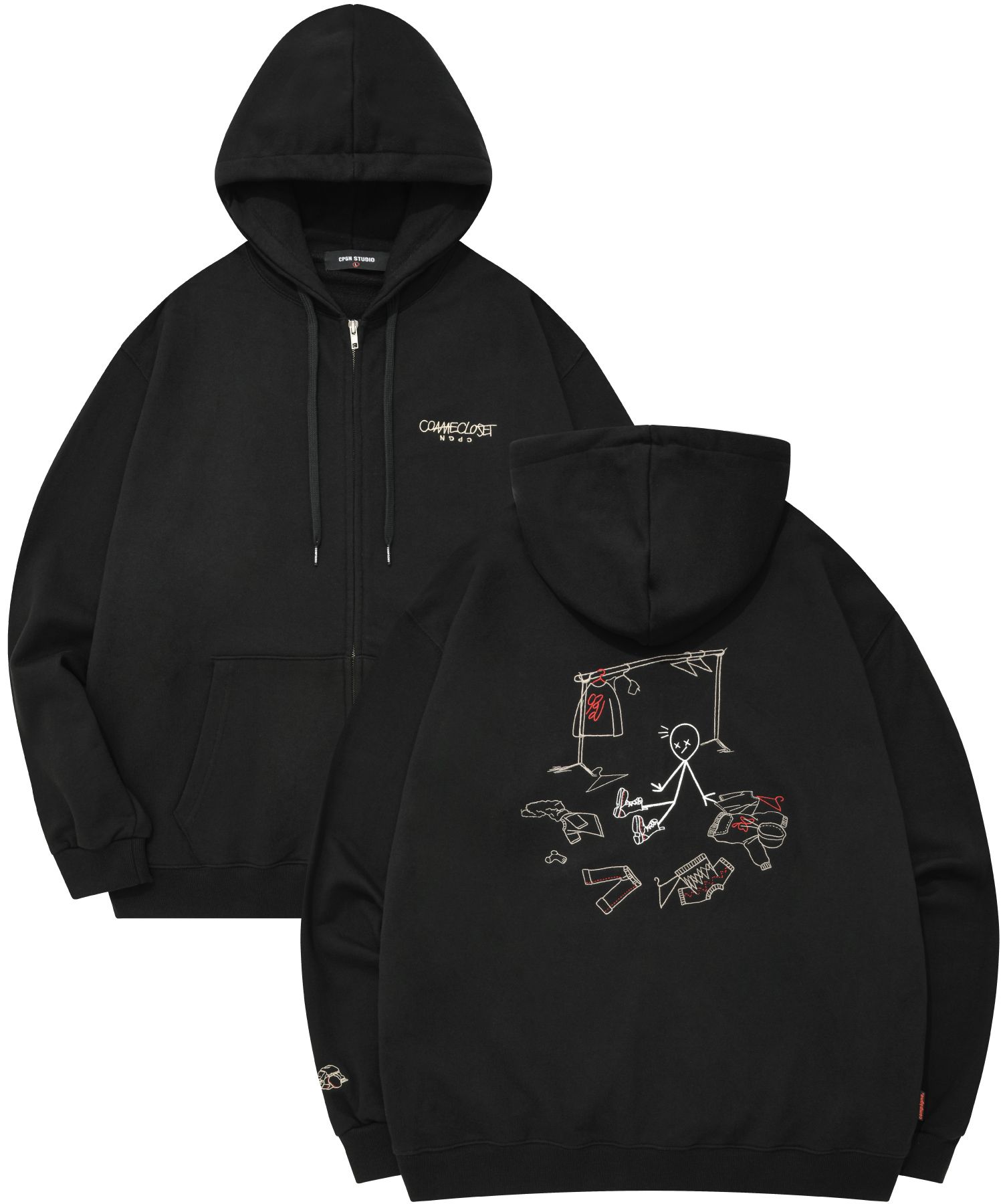 MUSINSA公式 | CPGN STUDIO COMME CLOSET EMBROIDERED ZIP-UP
