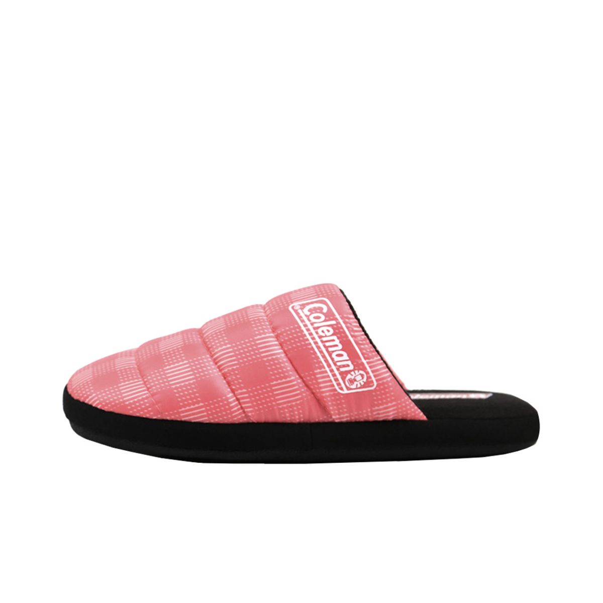 콜맨슈즈(COLEMAN SHOES) 시그니처 방한 패딩 슬리퍼 핑크