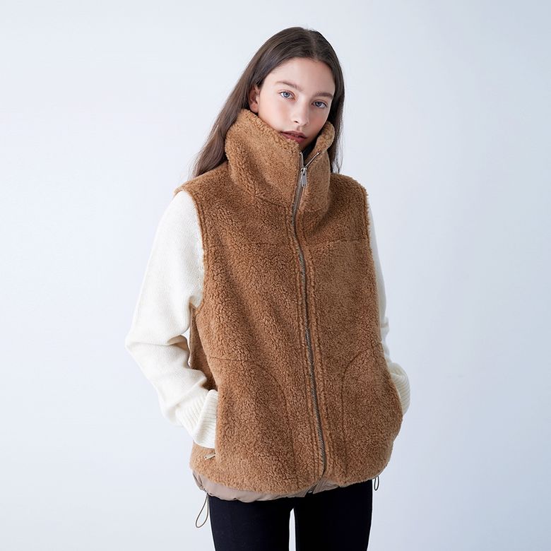 BLOUSON STRING MUSTANG VEST CAMEL