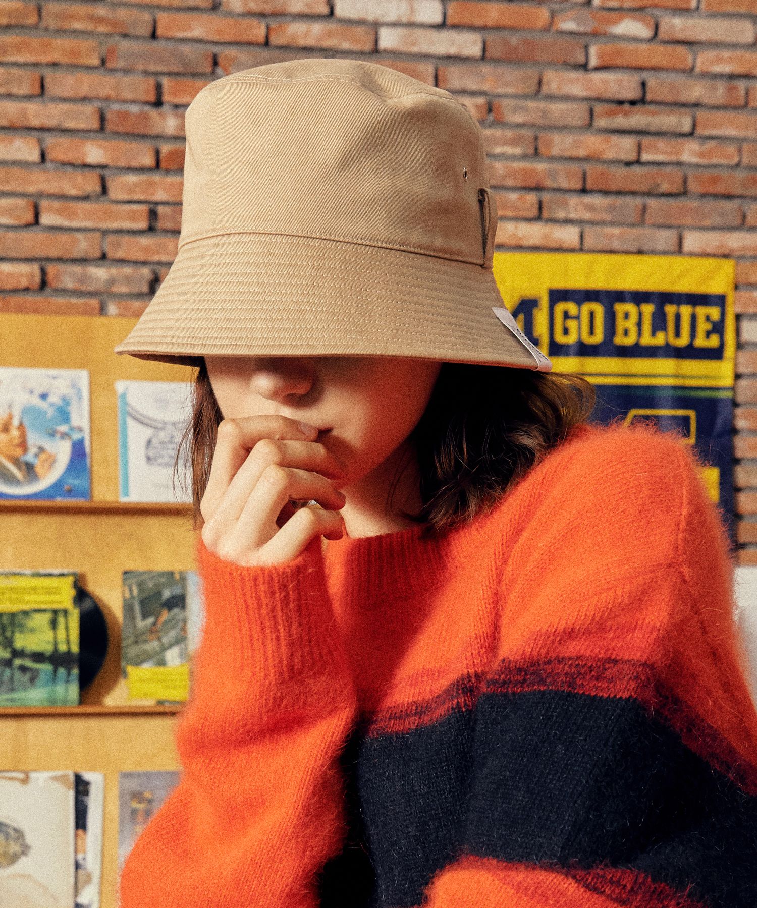 SLEEPY SLIPのMOREA BUCKET HAT 全5色 MUSINSA | SLEEPY SLIP [unisex]EL COTTON BEIGE BUCKET HAT