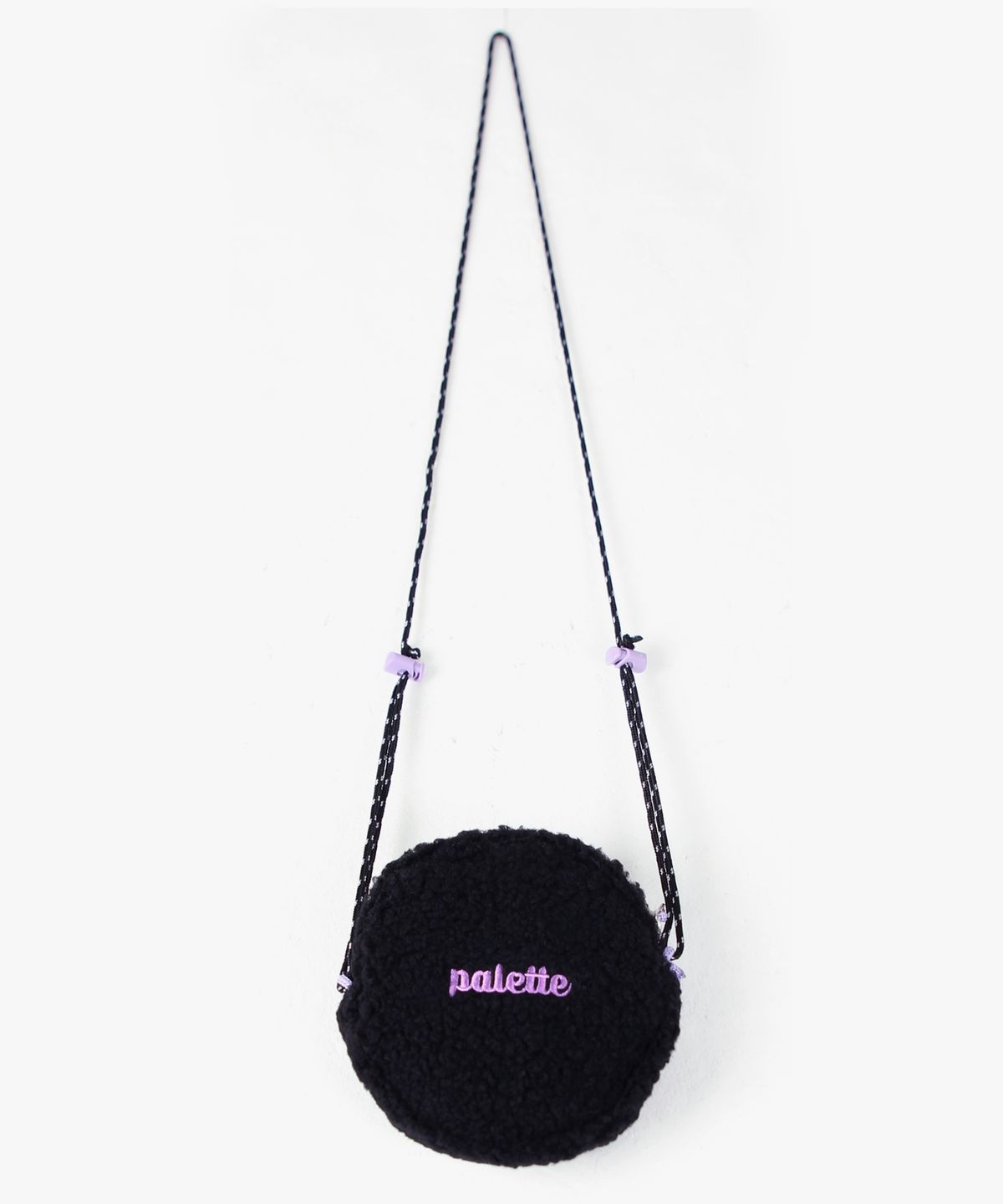 팔레트(PALETTE) BOA FLEECE CIRCLE BAG (BLACK)