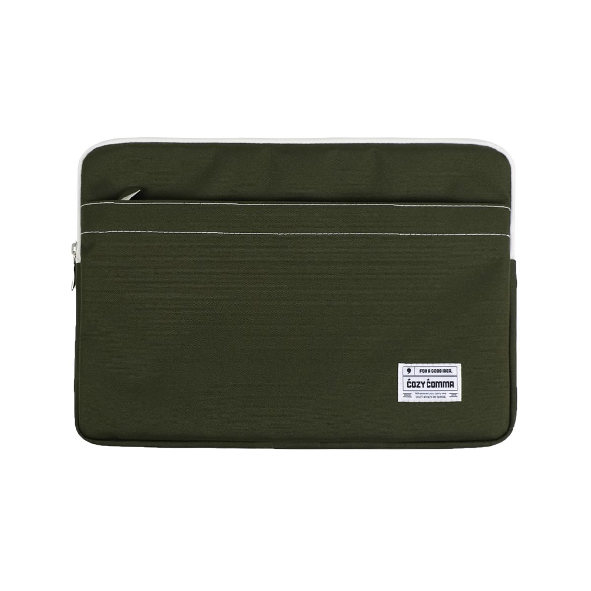 코지콤마(COZYCOMMA) 내맘대로 노트북파우치_올리브(3size)