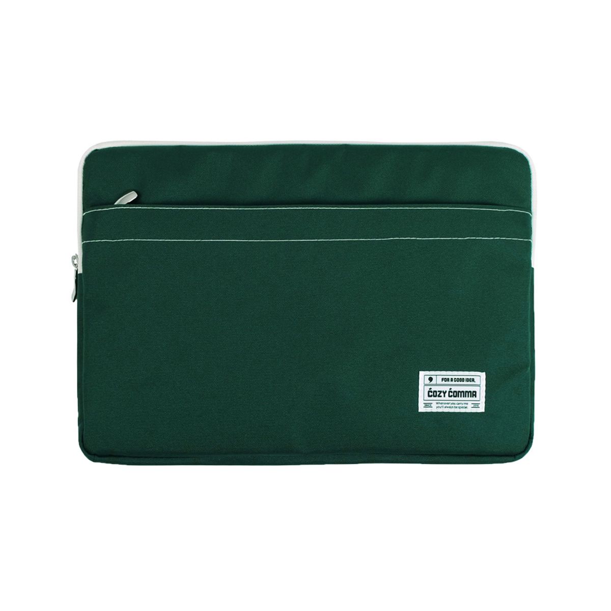 코지콤마(COZYCOMMA) 내맘대로 노트북파우치 딥그린(3size)