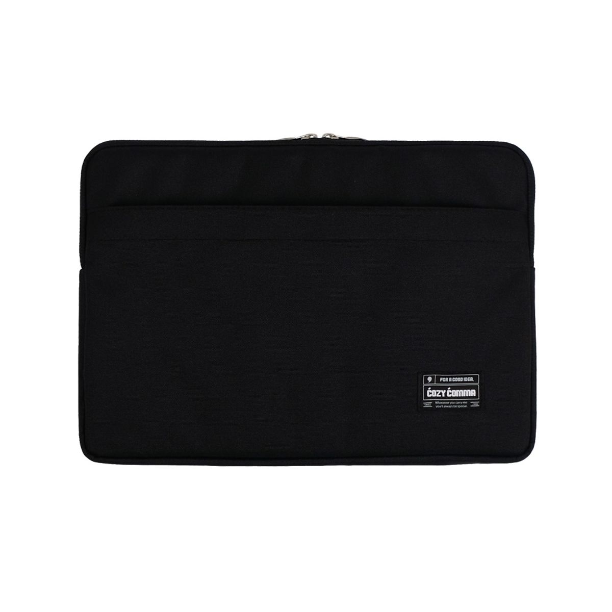 코지콤마(COZYCOMMA) 내맘대로 노트북파우치 올블랙(3size)