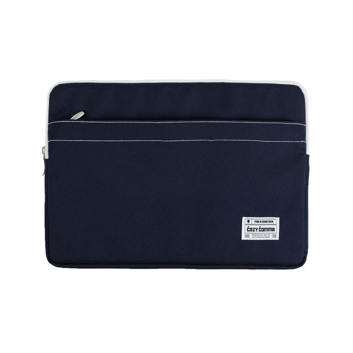코지콤마(COZYCOMMA) 내맘대로 노트북파우치 네이비(3size)