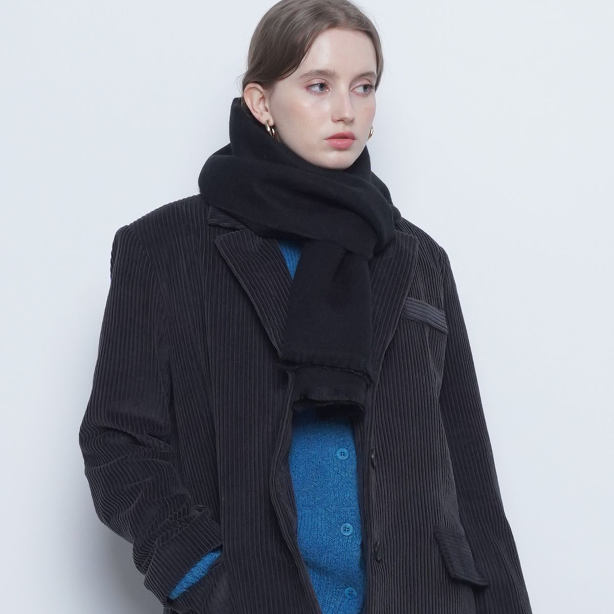 에이본(THE-ABON) W282 seiden muffler black