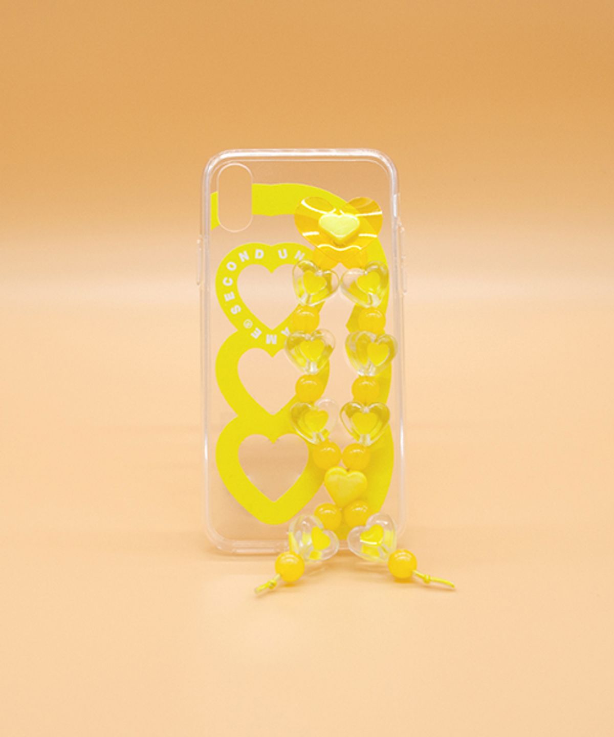 세컨드유니크네임(SECOND UNIQUE NAME) SUN CASE HEART BUBBLE YELLOW
