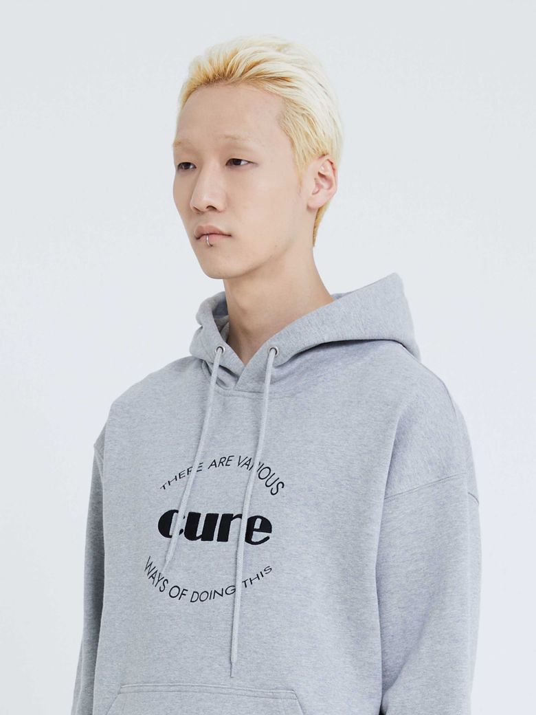Cure Logo Hoodie(Grey)