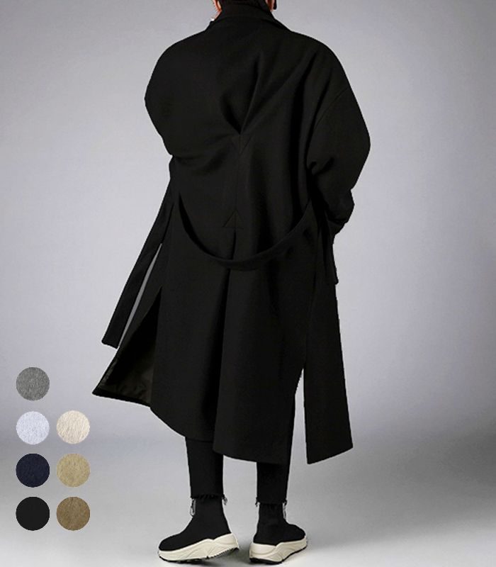 MUSINSA | AVANDRESS Unisex French Long Gown Oversized Coat 7 COLOR