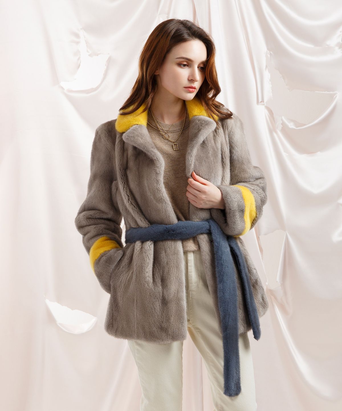 발로레나인(VALORE.9) 엘레강 벨티드 코트_ELEGANCE BELTED COAT