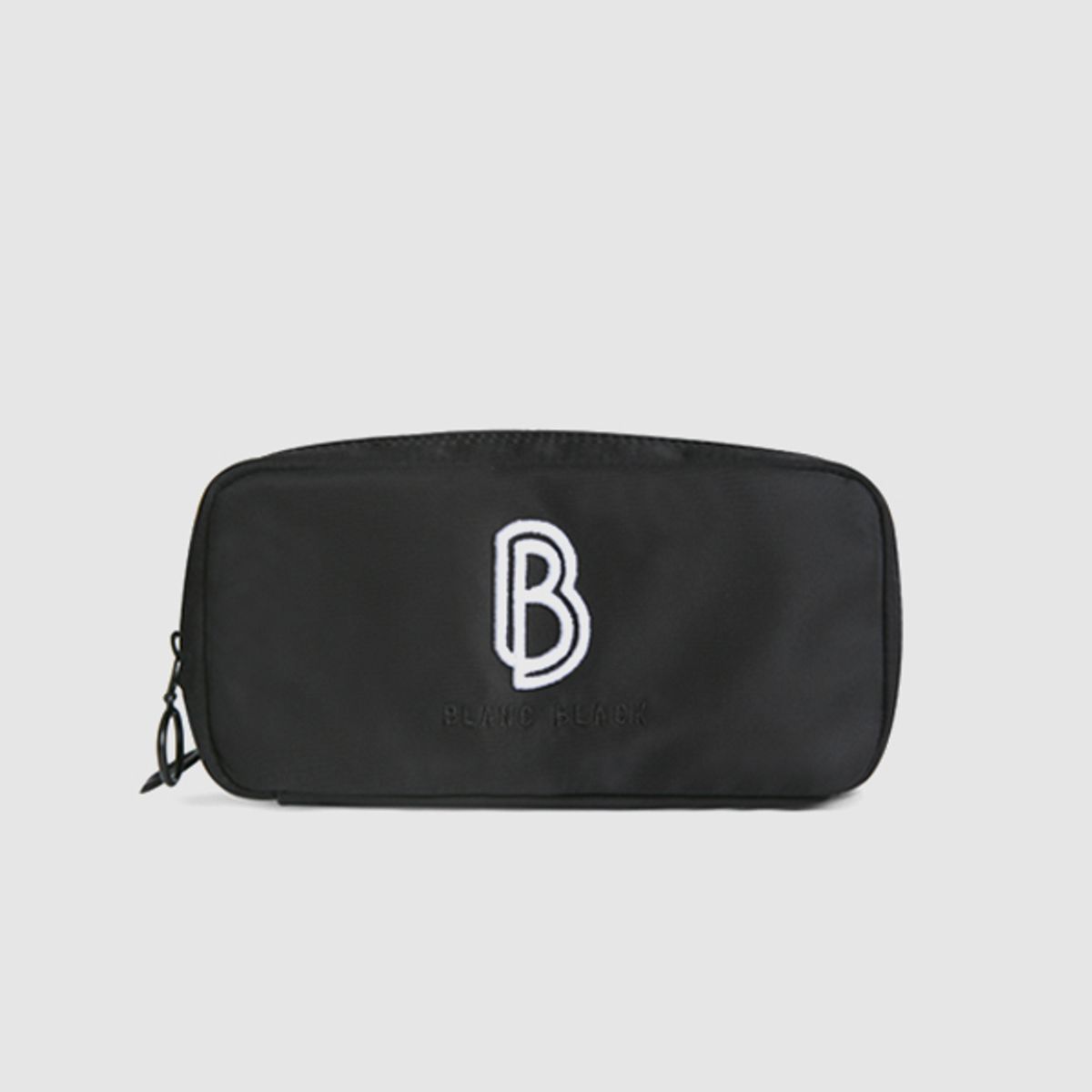 블랑블랙(BLANCBLACK) BB 네모 파우치 M [블랙]