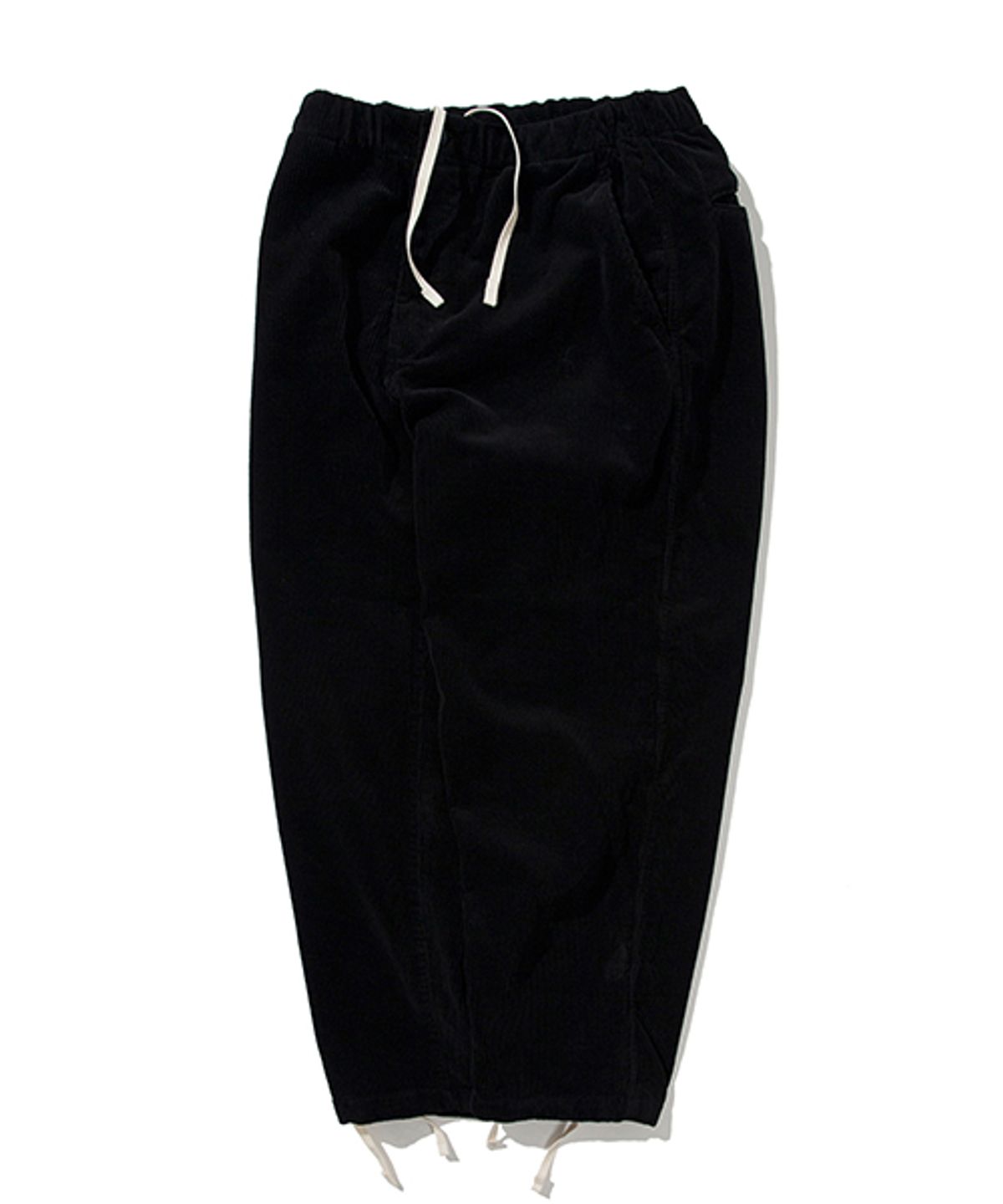 소프터(SOFTUR) CORDUROY BAGGY PANTS (BLACK)