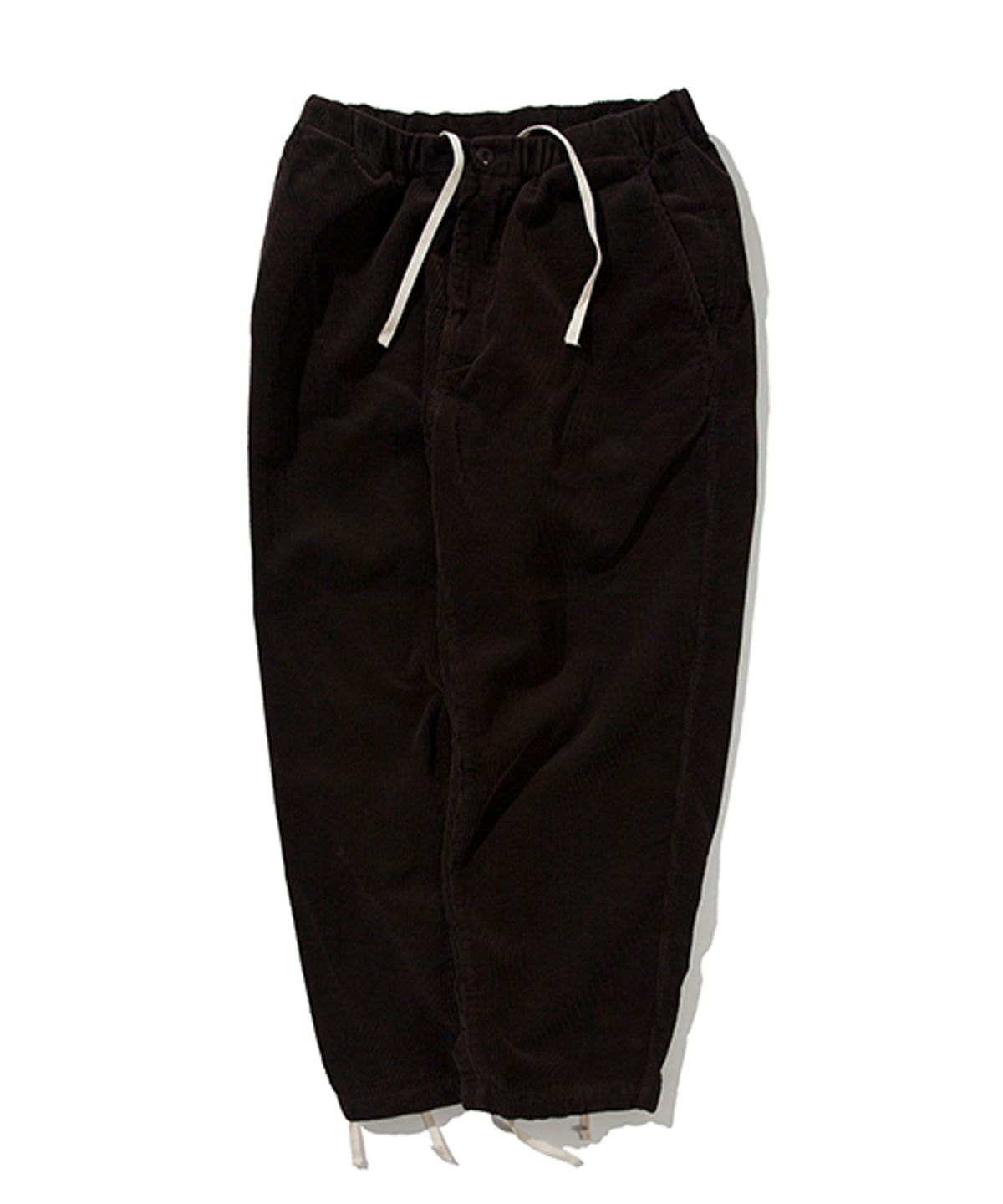 소프터(SOFTUR) CORDUROY BAGGY PANTS (BROWN)