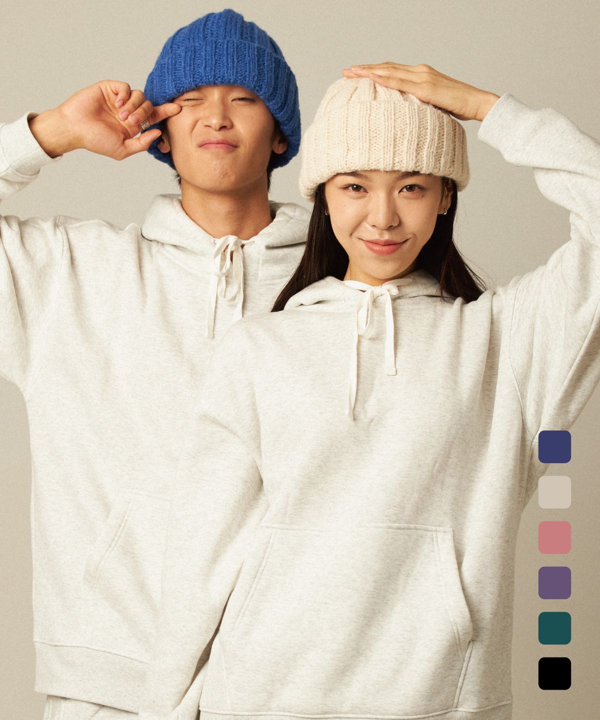 티엔피(TNP) TTTFAACU56_MUSHROOM WOOL BEANIE