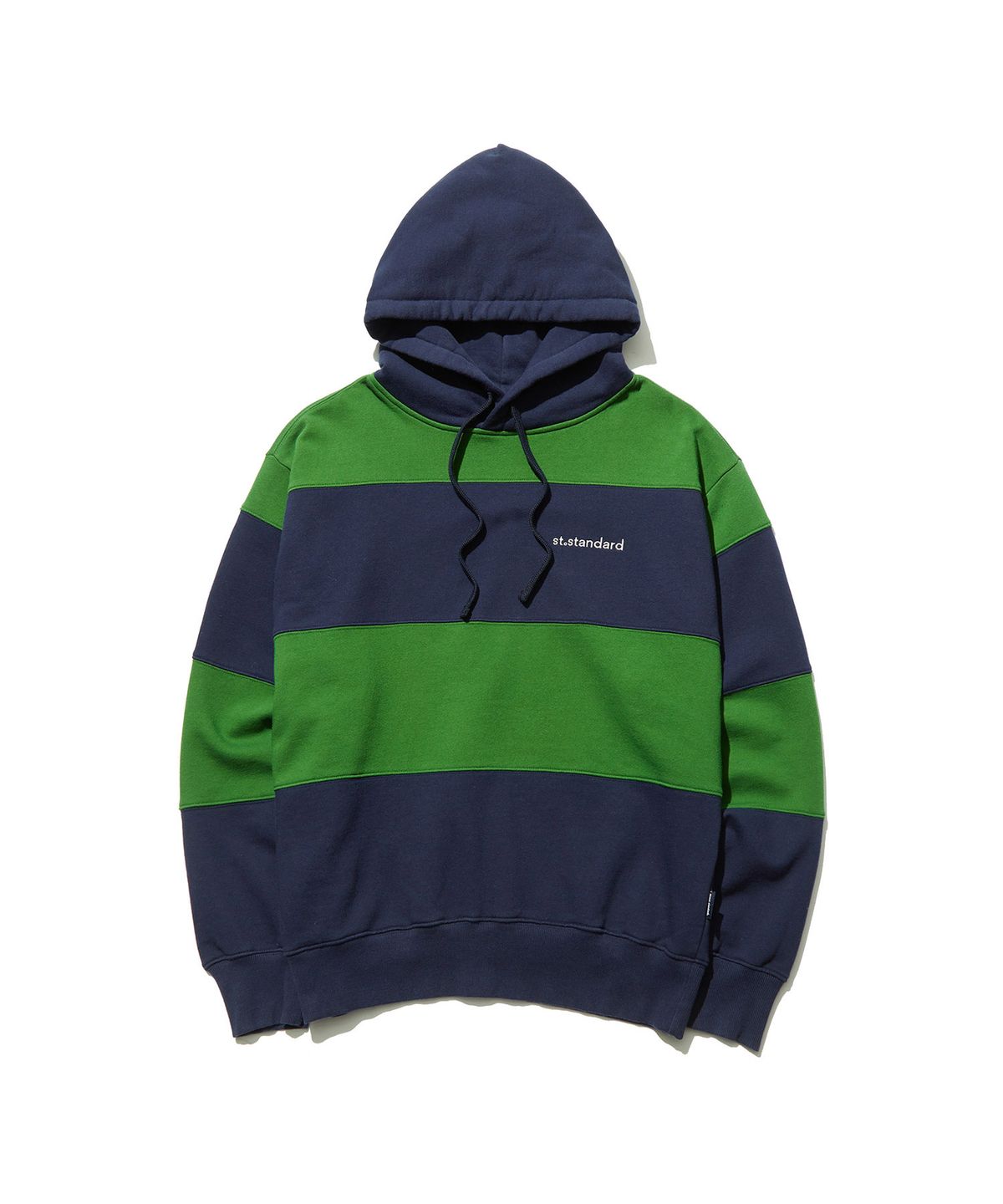 스트리트 스탠다드(STREET STANDARD) ST-LOGO STRIPED HOODIE