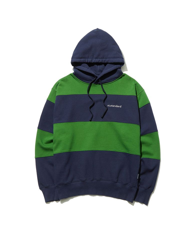 ST-LOGO STRIPED HOODIE