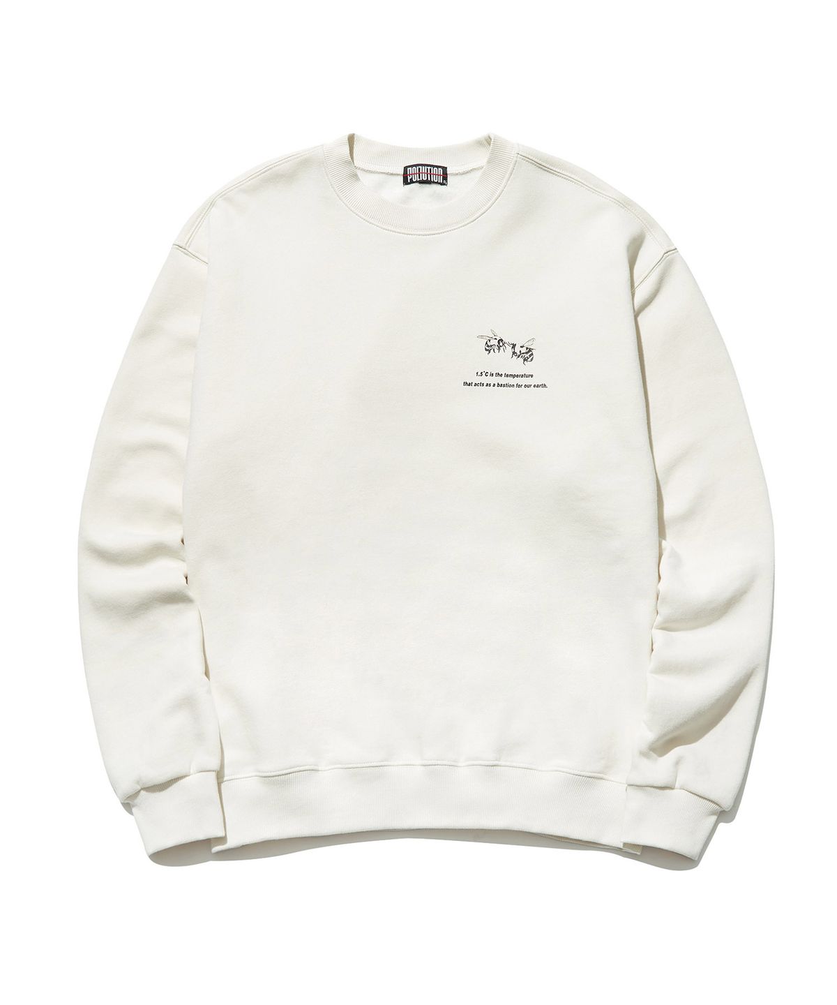 폴루션(POLLUTION) BEE LOGO SWEATSHIRT